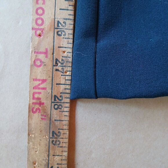 Alfani Womens Dress Pants Size 6S Navy Blue Career Slacks Trousers Basic Work - Picture 10 of 12